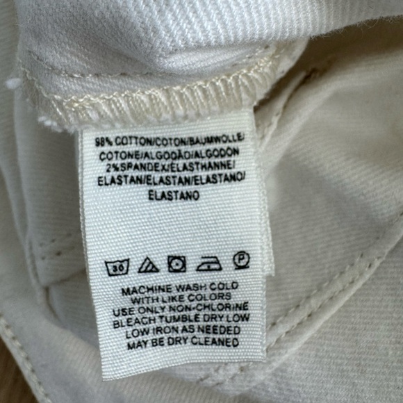 Free People White Side Button Shorts size 29 - Picture 4 of 5